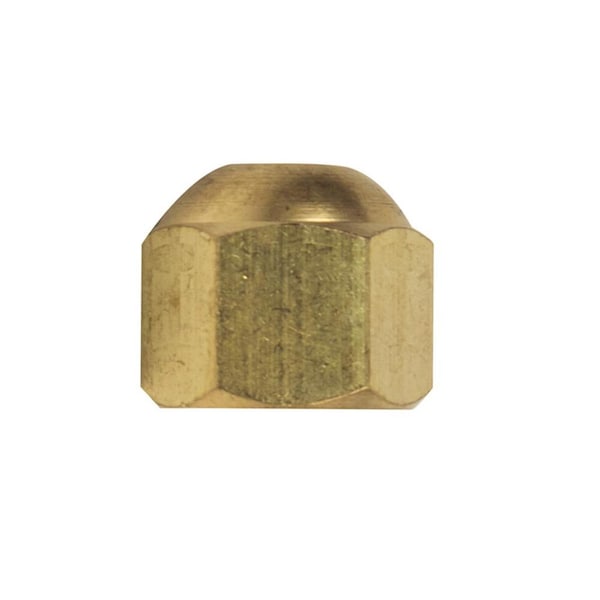 Thrifco Plumbing 40-F 5/8 Inch Brass Flare Cap 1/Pack 4401229 - main